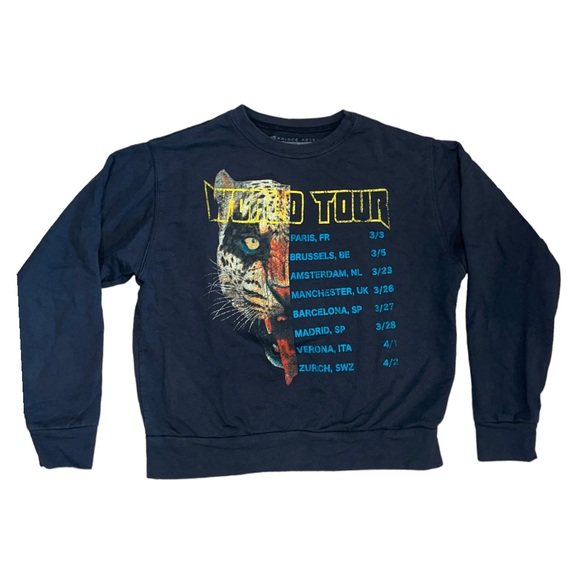 Prince Peter Collection Graphic “World Tour” Long Sleeve Top Size XS - Picture 2 of 5